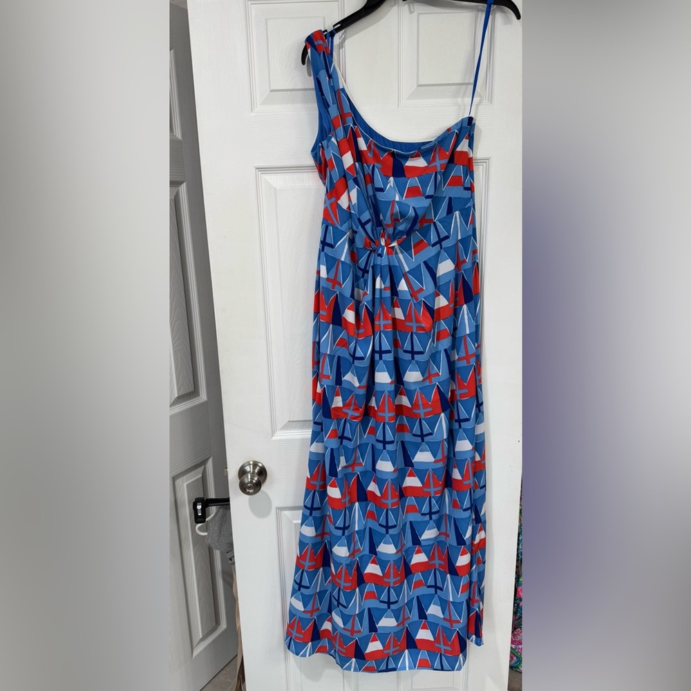 ⚓️🆕Vineyard Vines One Shoulder Dress, 10⚓️ - Picture 2 of 14